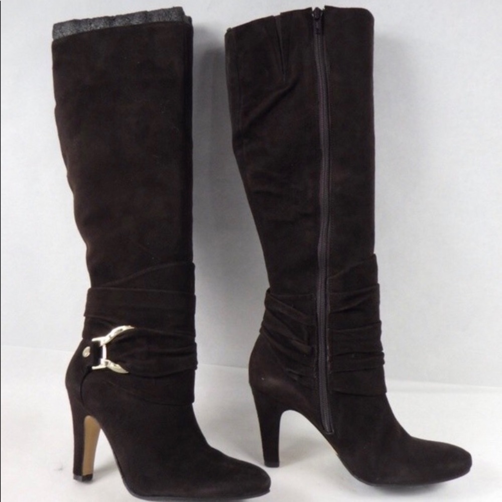 Antonio Melani💥STUNNING💥Woman’s Suede/Leather Brown Boots Size 7.5M